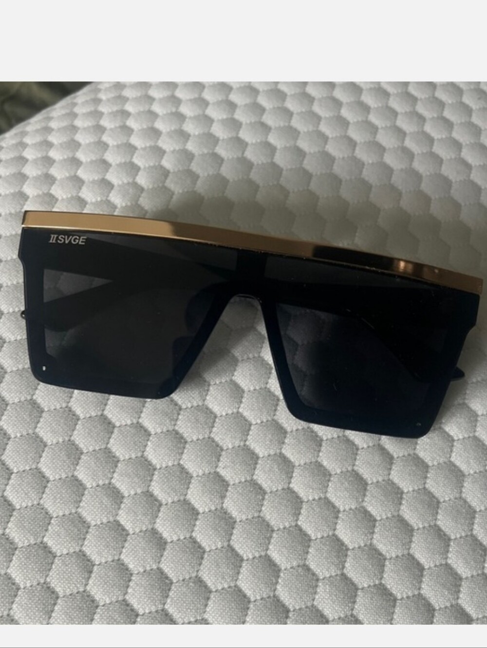 Black and Gold Women's Sunglasses